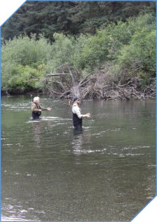 Ulla Wolfgang Lachs Heilbutt Angeln Fischen Yakutat Alaska